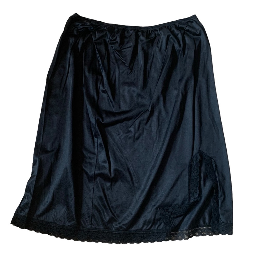 Black S slip chemise goth Emo medieval renaissance romantic artsy boho festival